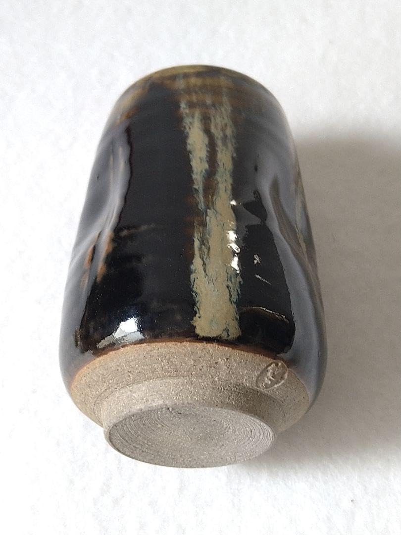 1970 佐々木昭楽 灰器 焼〆 茶道 表千家 未使用 1970 佐々木昭楽 灰器